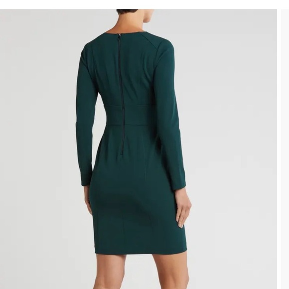 DKNY Women's Long Sleeve Dress in Deep Purple - Picture 5 of 5